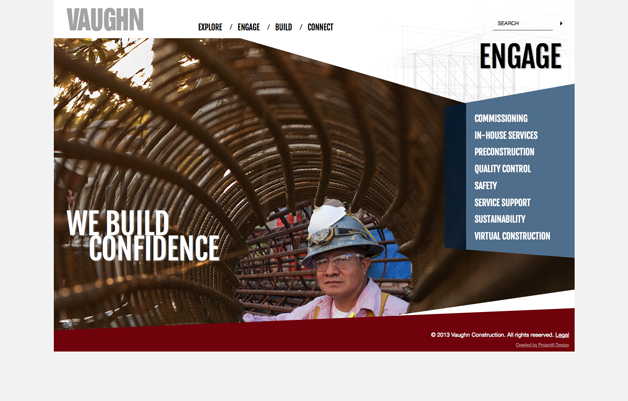 Web Design Vaughn Construction