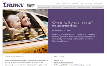 Project6 Launches Crown Moving Drupal Website