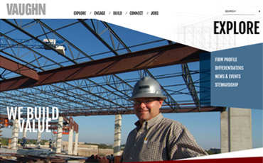 Responsive Website Design and Development For Construction Management Design Firm
