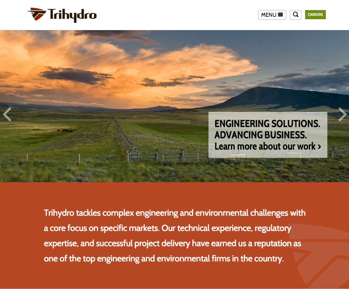Wyoming Engineering Firm Responsive Website Redesign