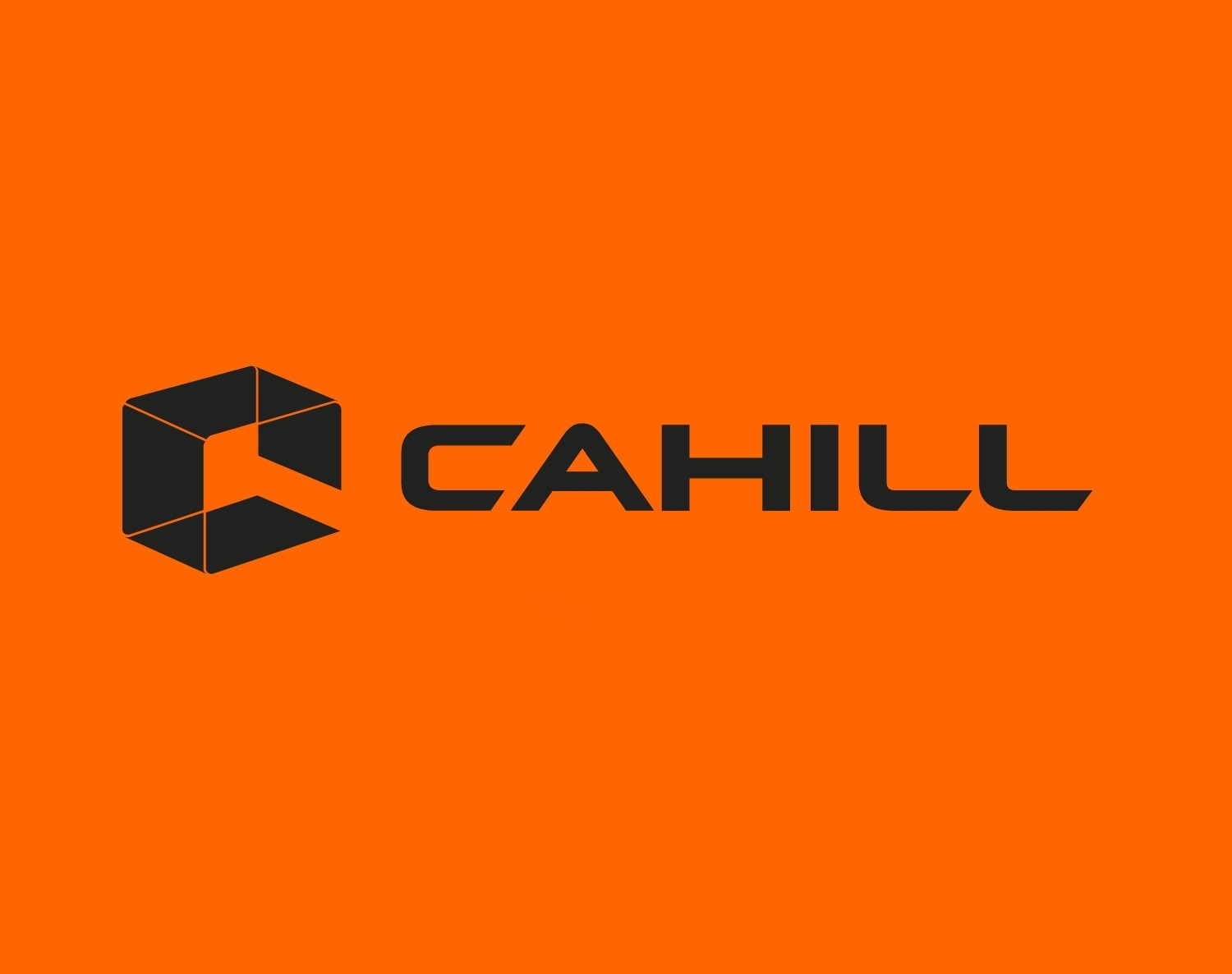 Cahill logo on orange