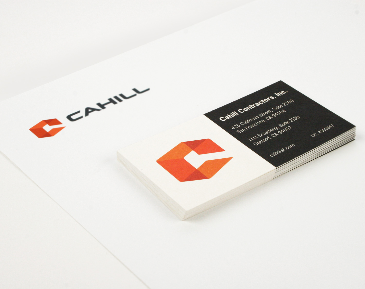 Cahill Contractors 4 Cahill branding