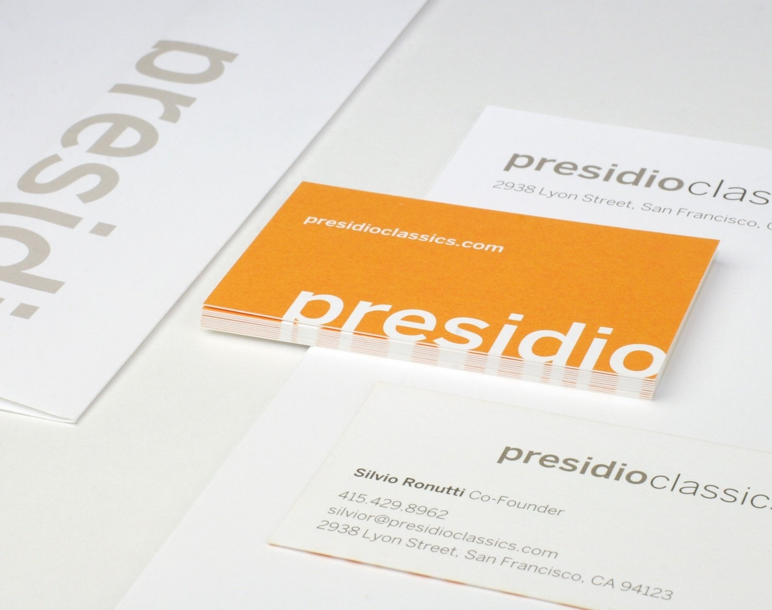 Presidio Classics 2 Brand Identity Design SF
