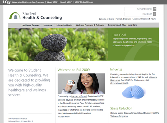 Project6 Wins Three From the American Design Awards 1 UCSF Student HealthCounseling