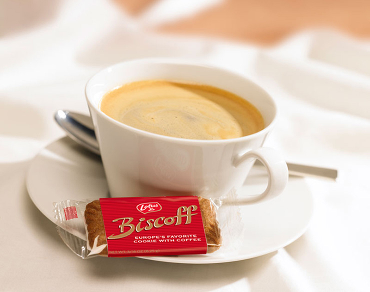 Biscoff coffee cup detail