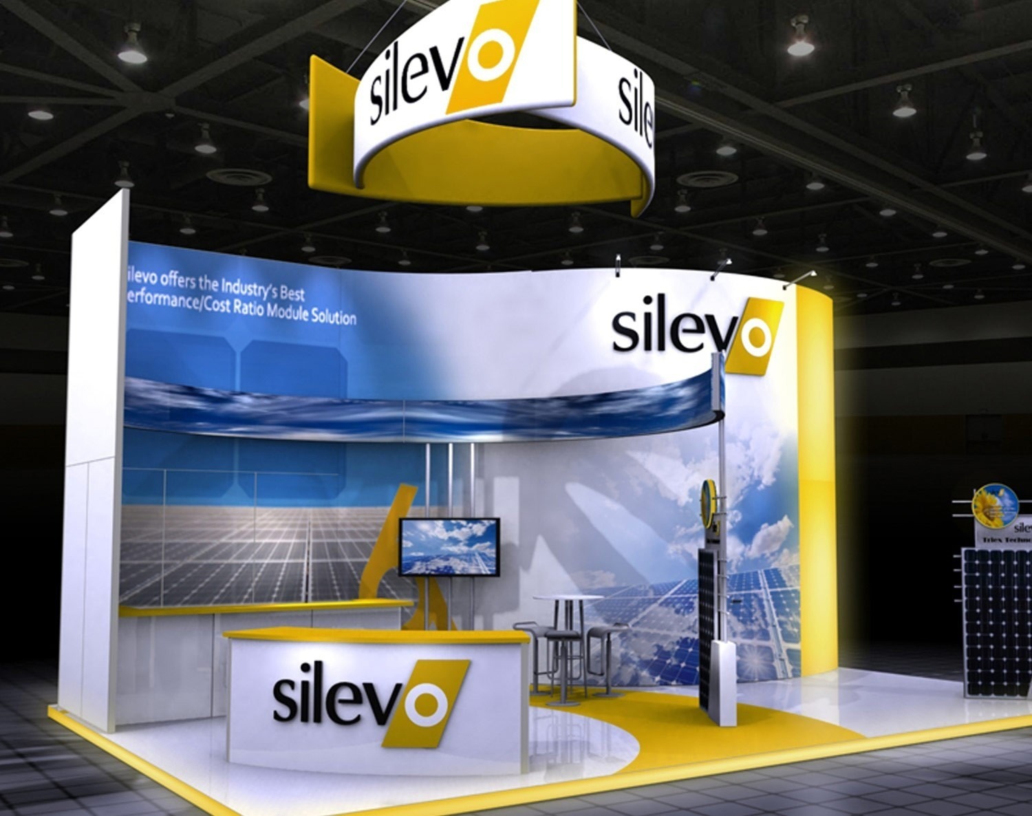 Silevo Solar 6 Solar trade show booth design