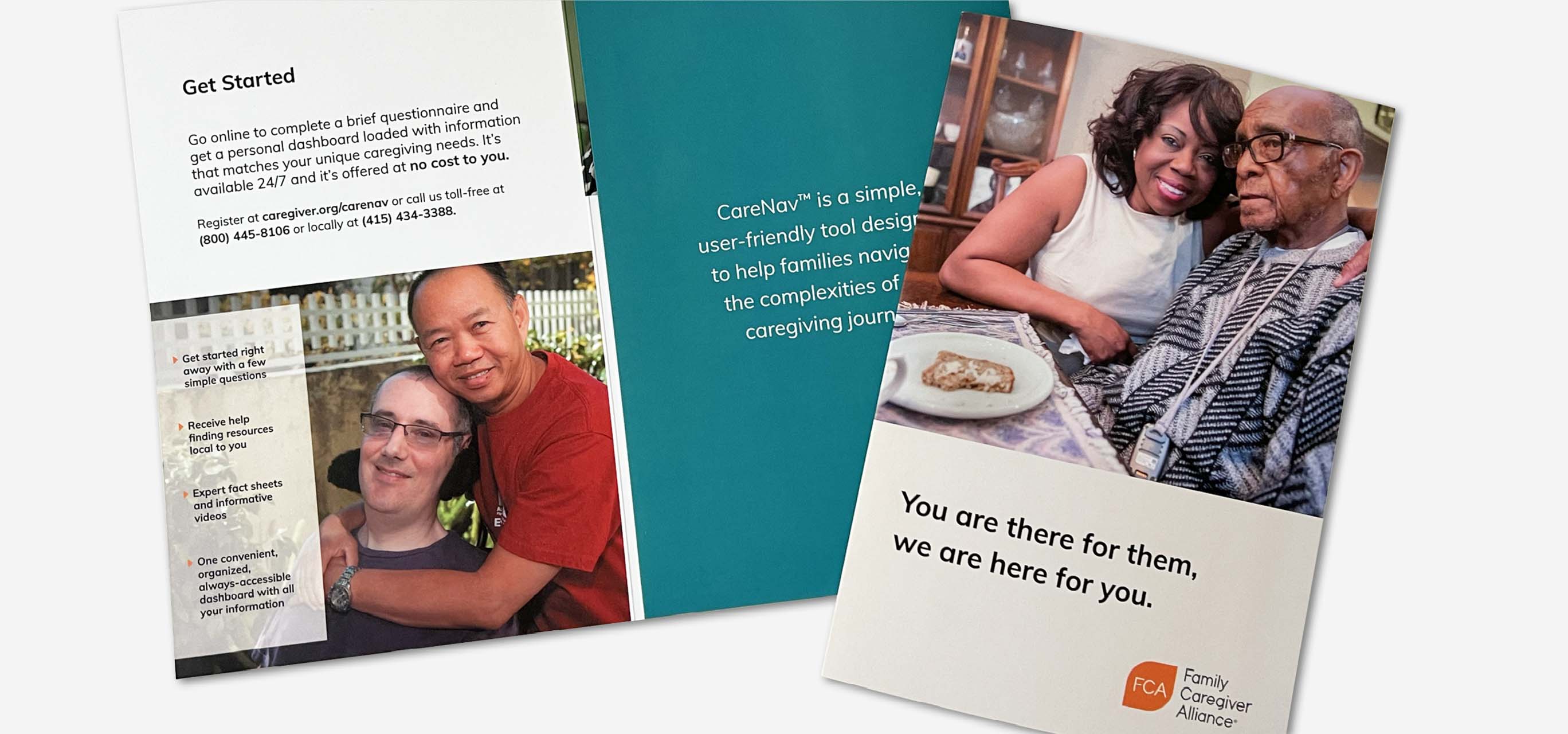 Family Caregiver Alliance 8 FCA Print Collateral Design
