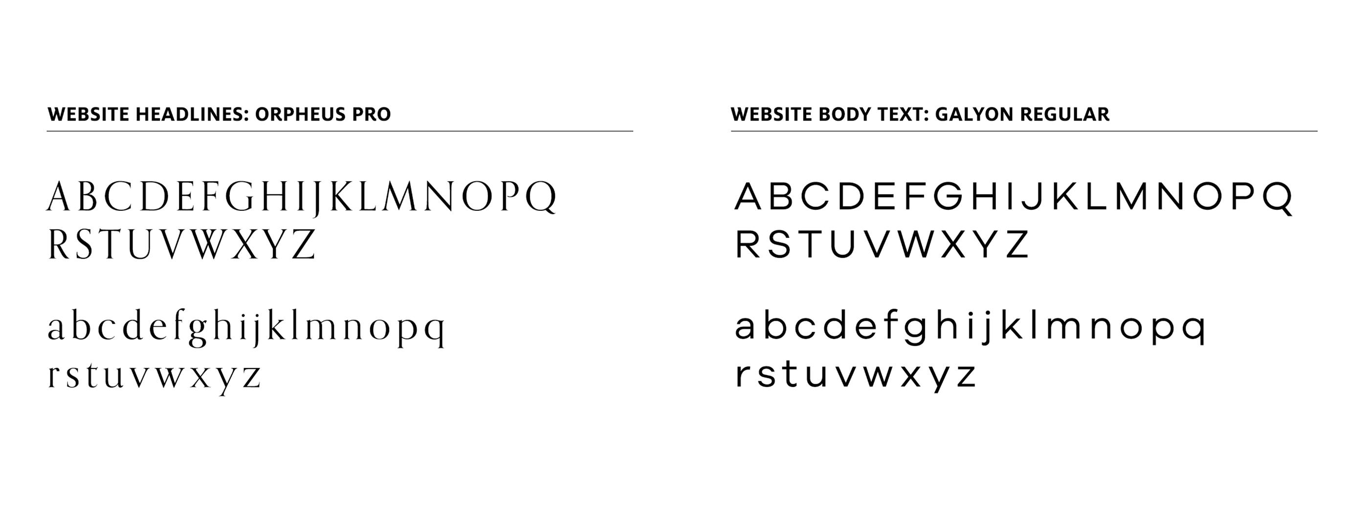 Nonprofit font choices web and print