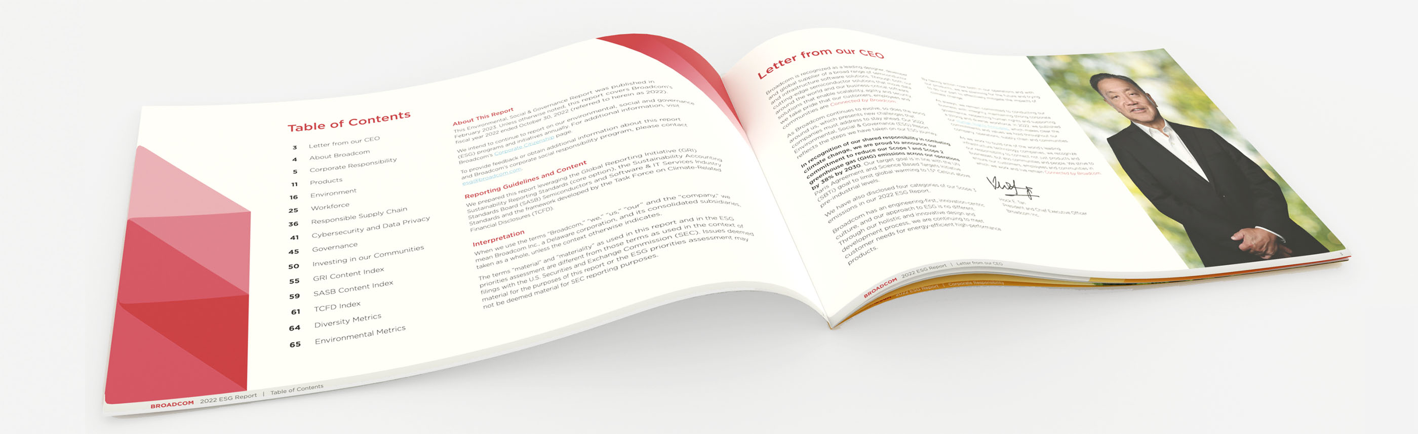 Impact Report Highlights Mission-Driven Strengths of Family Caregiver Advocate Organization 4 Broadcom ESG table of contents