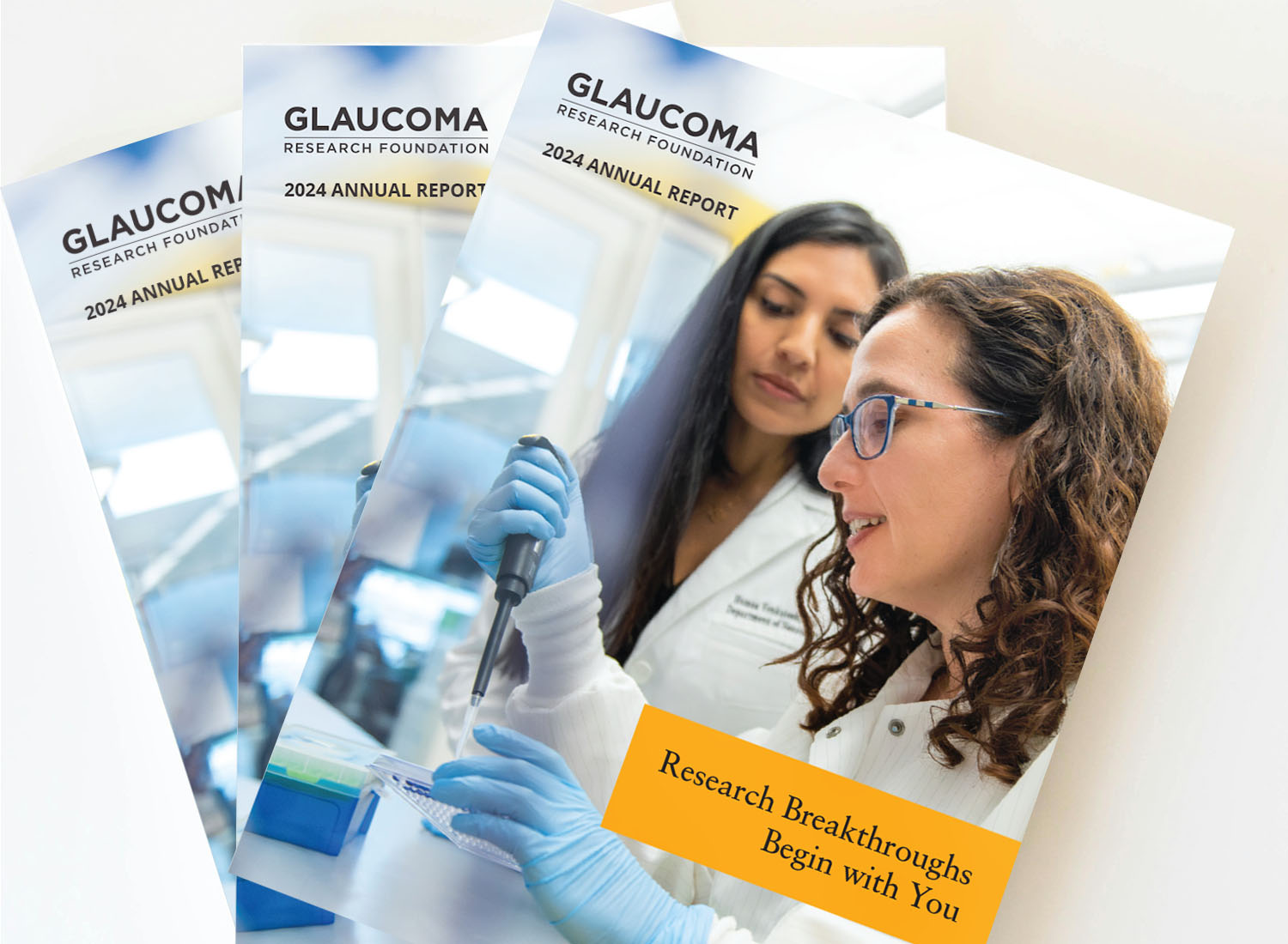 Glaucoma Foundation Annual Report Design