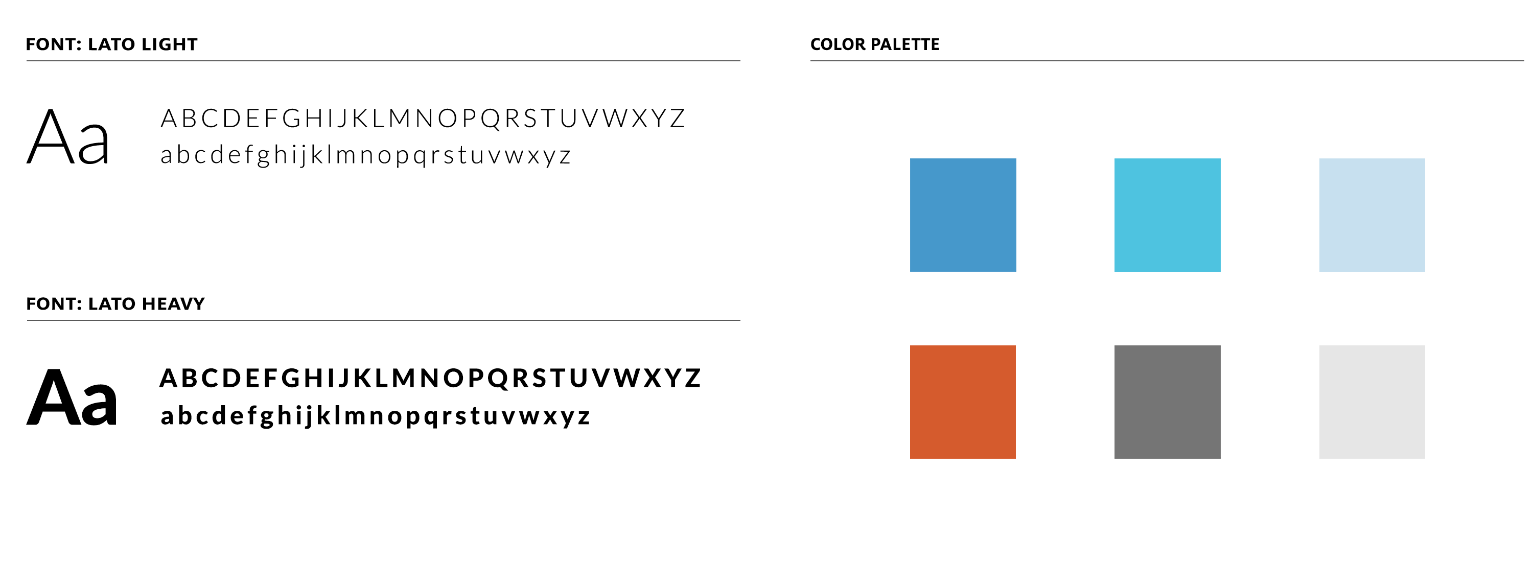 Fonts and Colors for OMIC