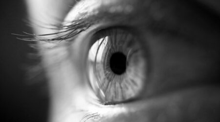 Close up of an eye. OMIC news hero.